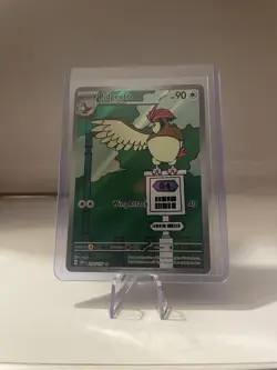 Pokemon Pidgeotto Illustration Rare Holo SV03 Obsidian Flames 208/197 HP 90 Card - Image 2