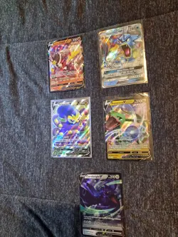 Pokemon TCG V Card Lot Urshifu Gyarados Grapploct Rayquaza Corviknight - Image 2