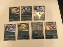 Lot of 7 Nidoran Nidorino Nidoqueen Nidoking Nidorina Pokemon Cards - Image 1