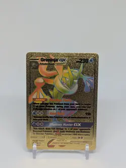 Pokemon🔥GRENINJA GX SV56/SV94🔥GOLD FOIL Custom Card🔥Hidden Fates🔥 - Image 1