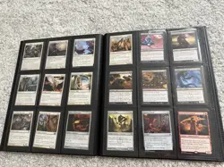 Magic The Gathering Rares Uncommon Card Binder Collection Lot - Image 2