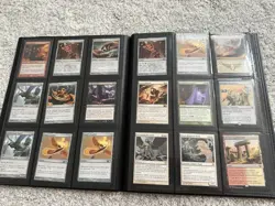 Magic The Gathering Rares Uncommon Card Binder Collection Lot - Image 3