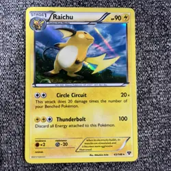 Raichu 27/83 Holo Rare Pokemon Generations Card TCG 2016 NM - Image 1