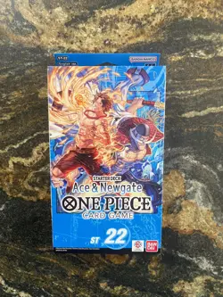 Sealed Starter Deck Ace & Newgate ST-22 One Piece Card Game English - Image 1