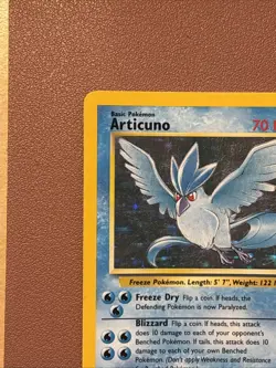Pokemon TCG Articuno Fossil Holo Unlimited Rare Card 2/62 LP Condition - Image 4