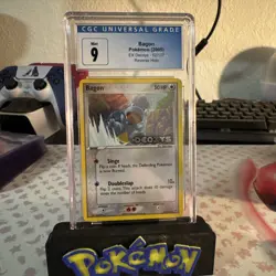 CGC MINT 9 Bagon 52/107 EX Deoxys Pokemon Card - Image 1