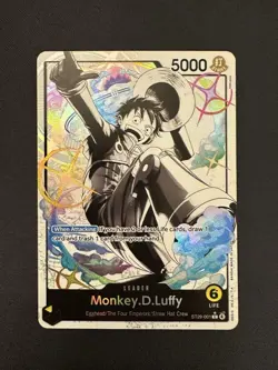 Near Mint Monkey.D.Luffy ST29-001 Alt Leader English One Piece Card Game - Image 1