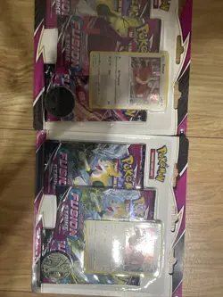 Pokemon TCG SWSH Fusion Strike Eevee Promo Card Triple Blister - New/Sealed X 2 - Image 1