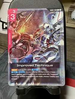 🔥 Improved Technique - Gundam Card Game - Steel Requiem - Rare - GD03-109 🔥 - Image 1
