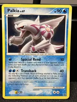 Palkia DP27 Diamond & Pearl Black Star Promo Holo Pokemon Card LP - Image 1