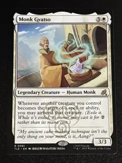 MTG Avatar: The Last Airbender: Eternal-Legal Monk Gyatso 0081 NM Rare - Image 1