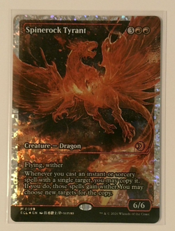 Spinerock Tyrant (0389) - Fractured Foil - Showcase Lorwyn Eclipsed MTG - Image 1