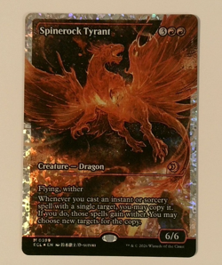 Spinerock Tyrant (0389) - Fractured Foil - Showcase Lorwyn Eclipsed MTG - Image 2