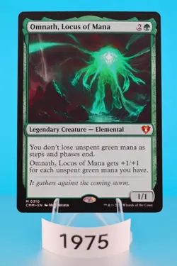 MTG Omnath, Locus of Mana Commander Masters Regular #310 - Image 1