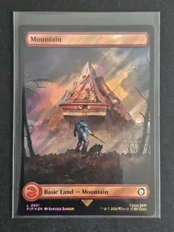 MTG Mountain L (0851) (Surge Foil) Universes Beyond: Fallout - Image 1