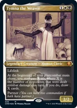 Etched Foil Tymna The Weaver 539 - Commander Legends - Image 1