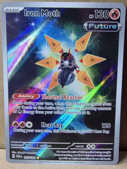 Iron Moth 187/182 Sv04: Paradox Rift Holo Illustration Rare Pokemon TCG - NM - Image 1