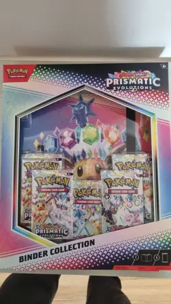Pokemon TCG Prismatic Evolutions Binder Collection Box New and Sealed x2 - Image 1