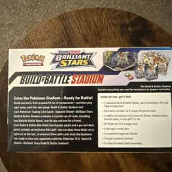 Pokemon TCG - Sword & Shield Brilliant Stars: Build and Battle Stadium - NEW - Image 3