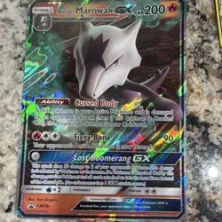Pokemon GX Holo Lot - Alolan Marowak, Charizard & Braixen, Rayquaza - Image 1