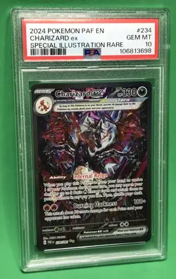 PSA 10 Gem Mt Charizard ex Paldean Fates Special Illustration Rare #234 Pokemon - Image 1