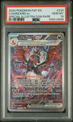 PSA 10 Gem Mt Charizard ex Paldean Fates Special Illustration Rare #234 Pokemon - Image 2