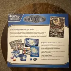 Pokemon TCG: Stellar Crown Pokemon Center Elite Trainer Box ETB SEALED - Image 3