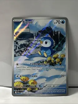 Pokemon Piplup (98/146) Phantasmal Flames NM HOLO - Image 1