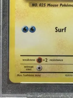 2016 Pokemon XY Surfing Pikachu Evolutions #111 PSA 10 - Image 5