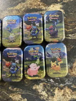 Pokemon TCG Ascended Heroes Factory Sealed 10x Mini Tins Case Quantity - Image 2