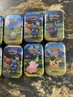 Pokemon TCG Ascended Heroes Factory Sealed 10x Mini Tins Case Quantity - Image 3