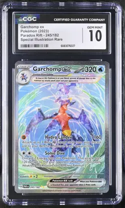 Garchomp EX 245/182 Special Illustration Rare Pokemon CGC 10 Gem Mint *027 - Image 1
