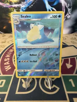 Pokemon TCG Sun & Moon Cosmic Eclipse Sealeo 51/236 Reverse Holo - Image 1