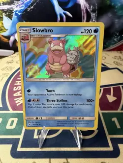 Slowbro Holo Rare 43/214 Pokemon TCG Sun & Moon Unbroken Bonds Holo Rare - Image 1