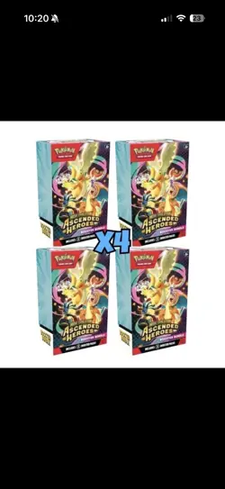 4X Pokemon Mega Evolution Ascended Heroes Booster Bundle Boxes CONFIRMED PRESALE - Image 1