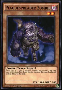 Yu-Gi-Oh! Synchron Extreme Structure Deck Plaguespreader Zombie 2015 SDSE-EN021 - Image 1