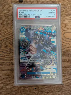 Kaido SP PSA 10 GEM MT One Piece OP05 English | Special Art | Kaido OP04-044 - Image 1