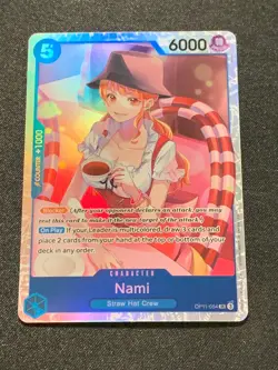 One Piece A Fist of Divine Speed - NAMI SR #OP11-054 ENGLISH CCG - Image 1