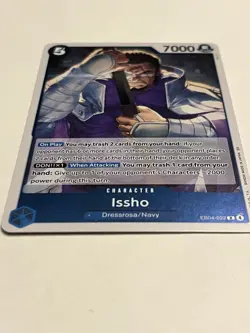 Issho Rare (R) EB02-022 The Azure Sea's Seven English Foil - Image 3