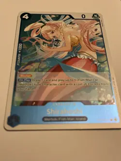 Shirahoshi Rare (R) OP14-047 The Azure Sea's Seven English Foil - Image 3