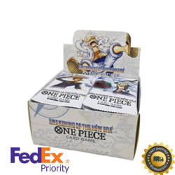 One Piece Card Game Booster Box 30 Packs 300 Cards Rare Flash Cards Luffy TCG - Image 1
