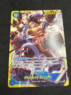 ONE PIECE CCG Monkey D. Luffy OP11-118 SEC A Fist of Divine Speed Non foil - Image 1