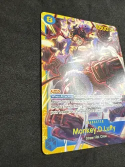ONE PIECE CCG Monkey D. Luffy OP11-118 SEC A Fist of Divine Speed Non foil - Image 2
