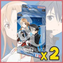 UNION ARENA TCG: Sword Art Online Starter Deck 50 Cards Bundle x2 IN STOCK - Image 1