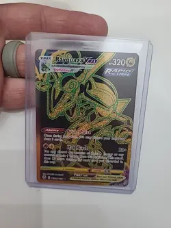 Rayquaza VMAX TG29/TG30 Ultra Rare Silver Tempest Secret Rare Card NM - Image 4