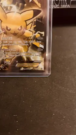 Pokemon Pikachu EX Full Art Holo Promo XY124 Black Star Electric Card - Image 3