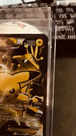 Pokemon Pikachu EX Full Art Holo Promo XY124 Black Star Electric Card - Image 5