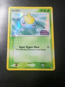 Surskit 82/110 Reverse Holo Pokemon card - EX Holon Phantoms set - 2006 - NM- - Image 1