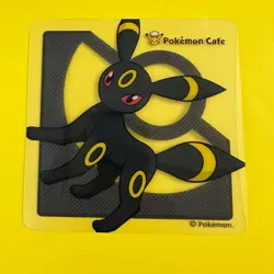 Umbreon Pokemon Cafe Plastic Coaster Card Limited Novelty Japanese - Image 1
