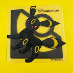 Umbreon Pokemon Cafe Plastic Coaster Card Limited Novelty Japanese - Image 3